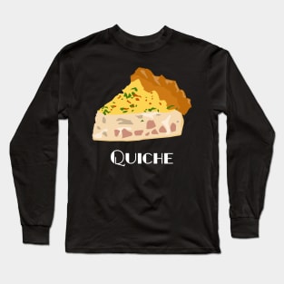 Quiche FOGS FOOD FRENCH 4 Long Sleeve T-Shirt